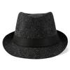 Цилиндр Мужская Винтажная Джазовая Шляпа Весна Лето Осень Шляпа для Костюма Британская Шляпа Джентльмена