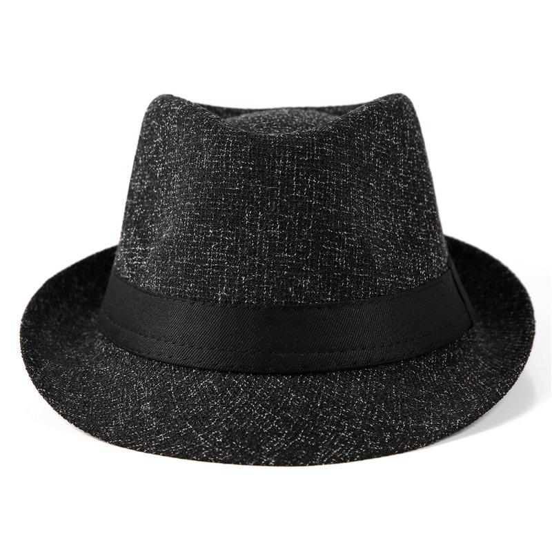 Цилиндр Мужская Винтажная Джазовая Шляпа Весна Лето Осень Шляпа для Костюма Британская Шляпа Джентльмена
