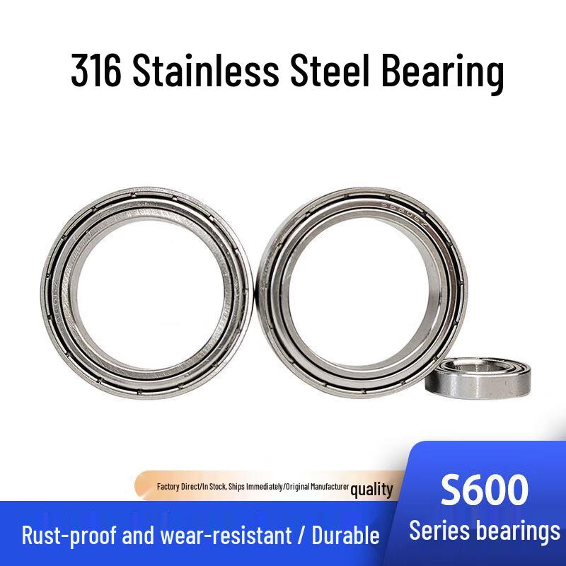 S6905ZZ 316L Stainless Steel Deep Groove Ball Bearing
