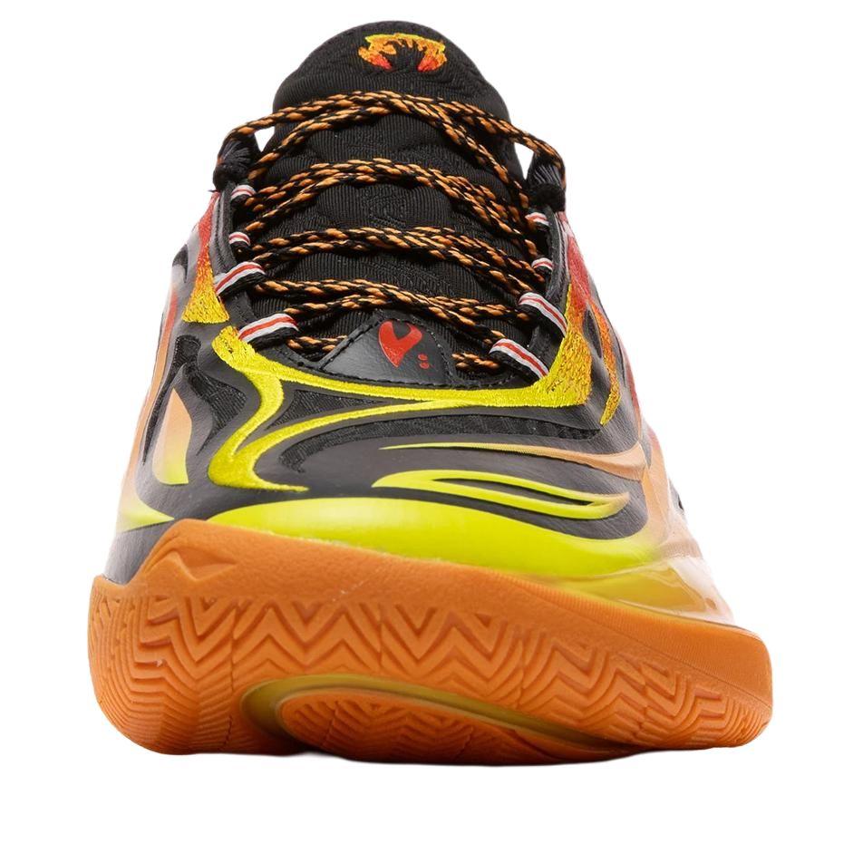 LiNing Wade 808 5Ultra V2 износостойкие с поддержкой и возвратом энергии, низкие, с карбоновой пластиной, баскетбольные кроссовки, мужские, черные с оранжевым, ABAV045-9