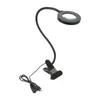 Magnifying Lamp LED Light 3X Gooseneck with USB Cable Adjustable Brightness for Reading Working