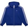 adidas Мужская толстовка с капюшоном на молнии с длинным рукавом и полосками с логотипом Originals sweatshirt KC9318