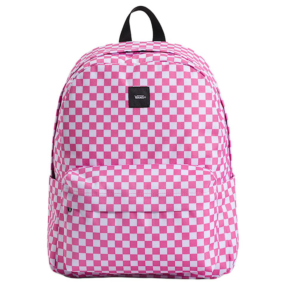 Vans Old Skool Checkerboard Backpack Fizz Pink Women Backpacks VN000H4XFRQ