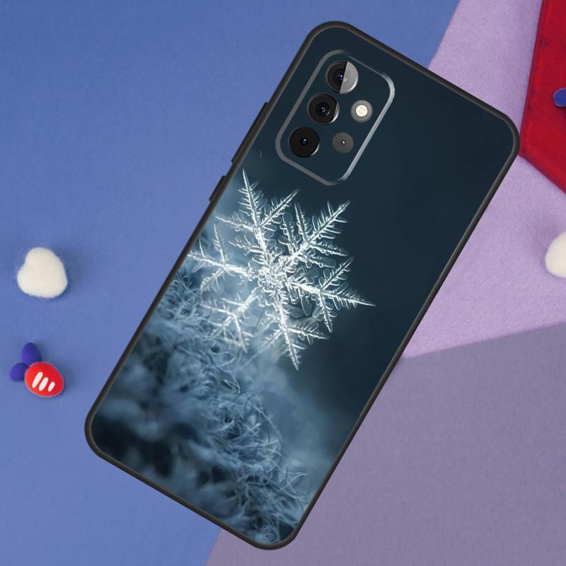 Чехол 'Рождественские снежинки' для Samsung Galaxy A52 A53 A33 A13 A34 A54 A14 A35 A55 A15 A56 A36 A26 A16 A06 A22 A32