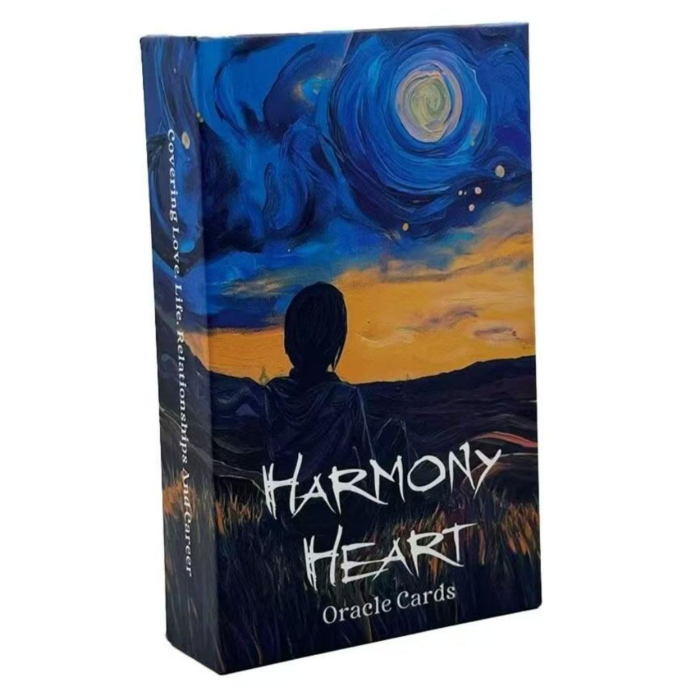 Harmony Heart Oracle Deck: 12*7cm 56 Pcs Intuitive Guidance for Personal Growth, Emotional Healing & Relationship Clarity