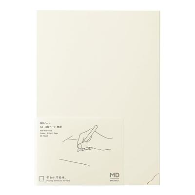 DESIGNPHIL Блокнот Midori MD - Пустой, 1 день на 1 странице, Без линий, Размер B6, 15389006