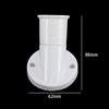 6A E27 Converter Base Socket 45 Degree Angle Plastic Bulb Holders Lamp Bases Light Base Adapter
