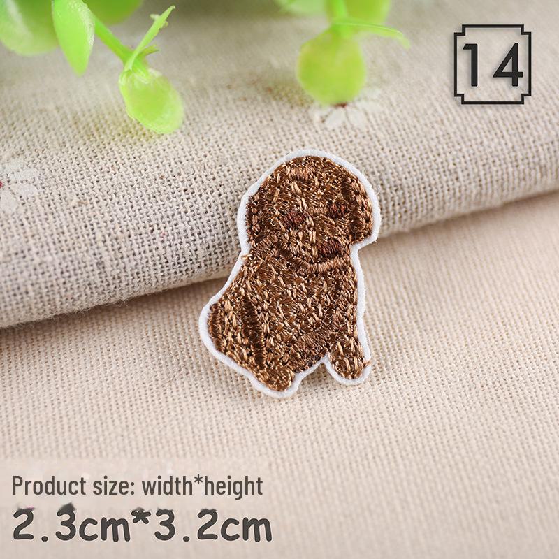 Очаровательная нашивка с изображением маленького животного для детской одежды