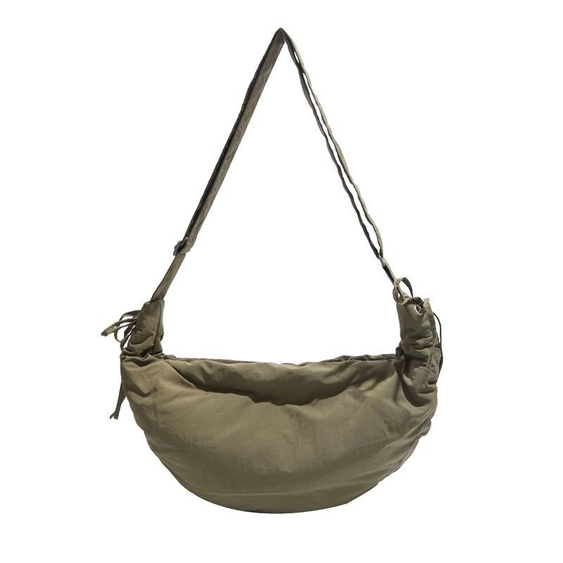 2025 New Fashion Pleated Dumpling Bag: Versatile, Casual Large Capacity Shoulder & Crossbody Bag