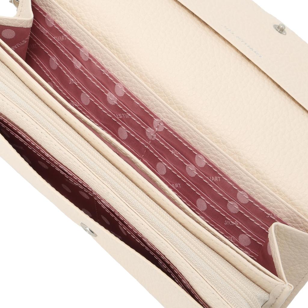 Брошюра из орехового дерева, термоусадочная кожа на пуговицах, воловья кожа, ретро JSLW3DT1, слоновая кость [Jill Stuart] [Lunati]