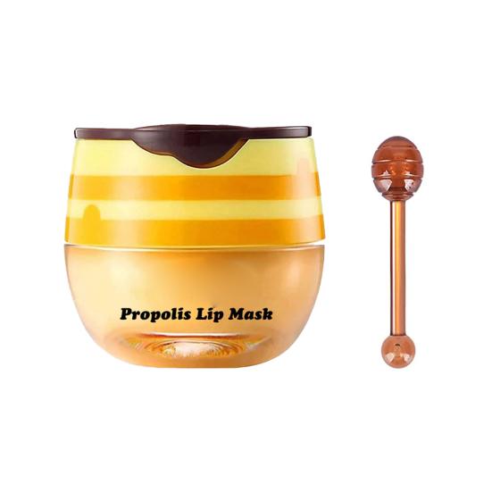 1/2 шт. бальзам для губ с аппликатором, прополис/клубничный аромат, питательный и увлажняющий крем для ухода за губами, против высыхания, удаление омертвевшей кожи, увлажняющий крем для губ