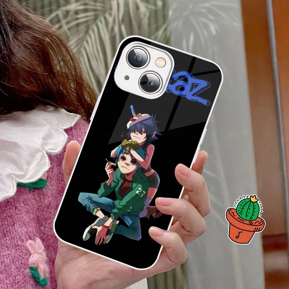 Чехол для телефона Hip Hop G-Gorillaz для iPhone 15 13 12 Mini 11 Pro XS Max X XR 14 Plus Закаленное стекло
