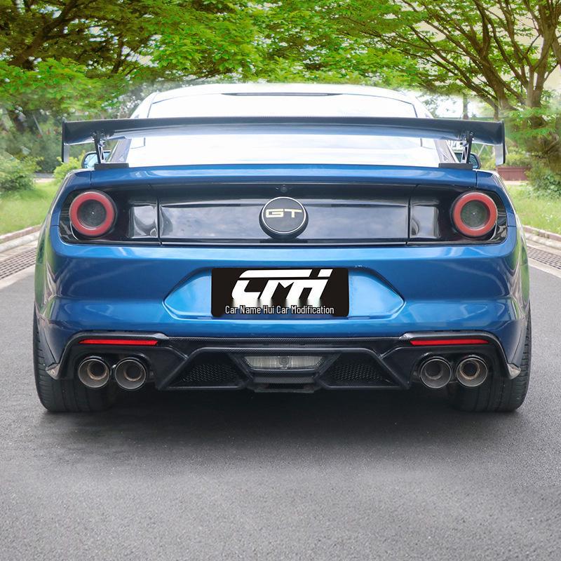 Carbon Fiber Rear Spoiler Lip for 2015-2022 Ford Mustang GT500 Body Kit