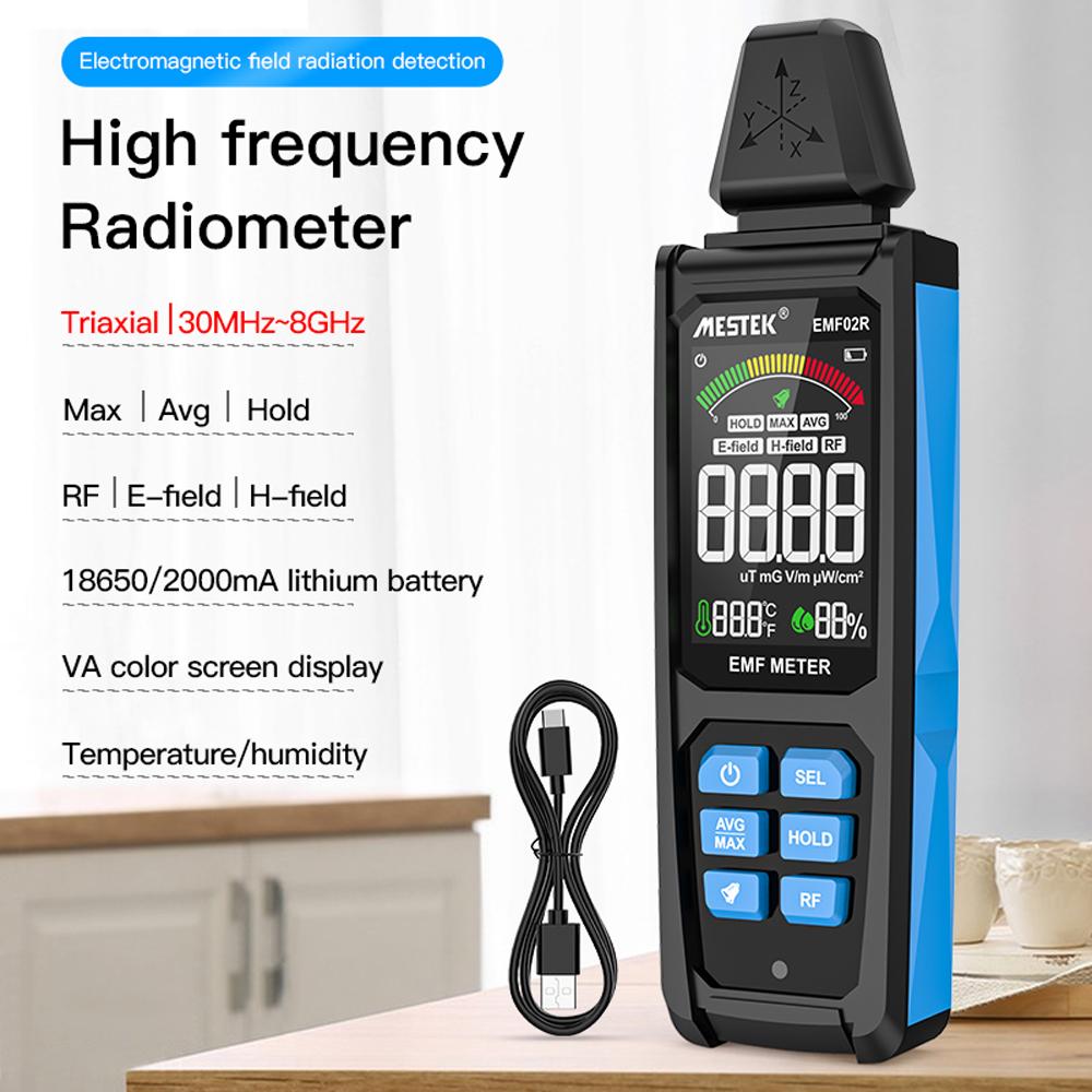 Electromagnetic Radiation Meter Magnetic Field Radiation Instrument Strength Interference Electromagnetic Radiation