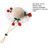 Scalloped Pet Straw Hat Cute Lace Ruffled Cat Sun Hat Sweet Summer Sun Hat for Cats Small Dogs Outdoor Travel Camping