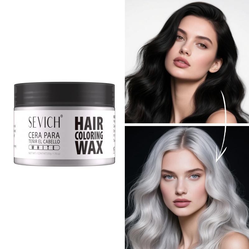 Воск для окрашивания волос 13 цветов 50 г SEVICH DIY Окрашивающая глина для волос Легко смываемая Краска для окрашивания бровей и бороды Временный крем для окрашивания волос