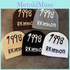 Autumn Winter Knitted Hat With 1998 Rkiemo Letter Pattern For Streetwear And Warmth