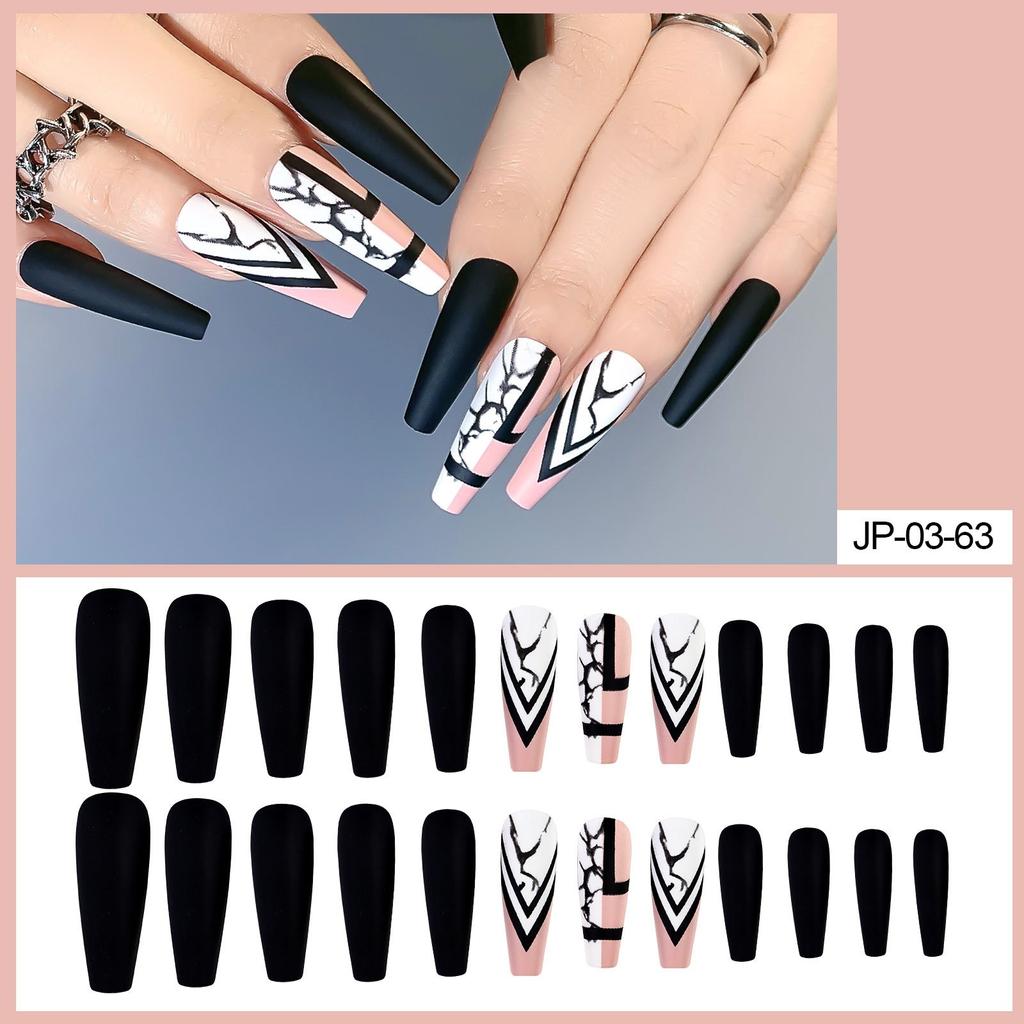 Fake Nails Wearable Nails Can Be Removed European and American Fake Nails Ins Ballet Nails