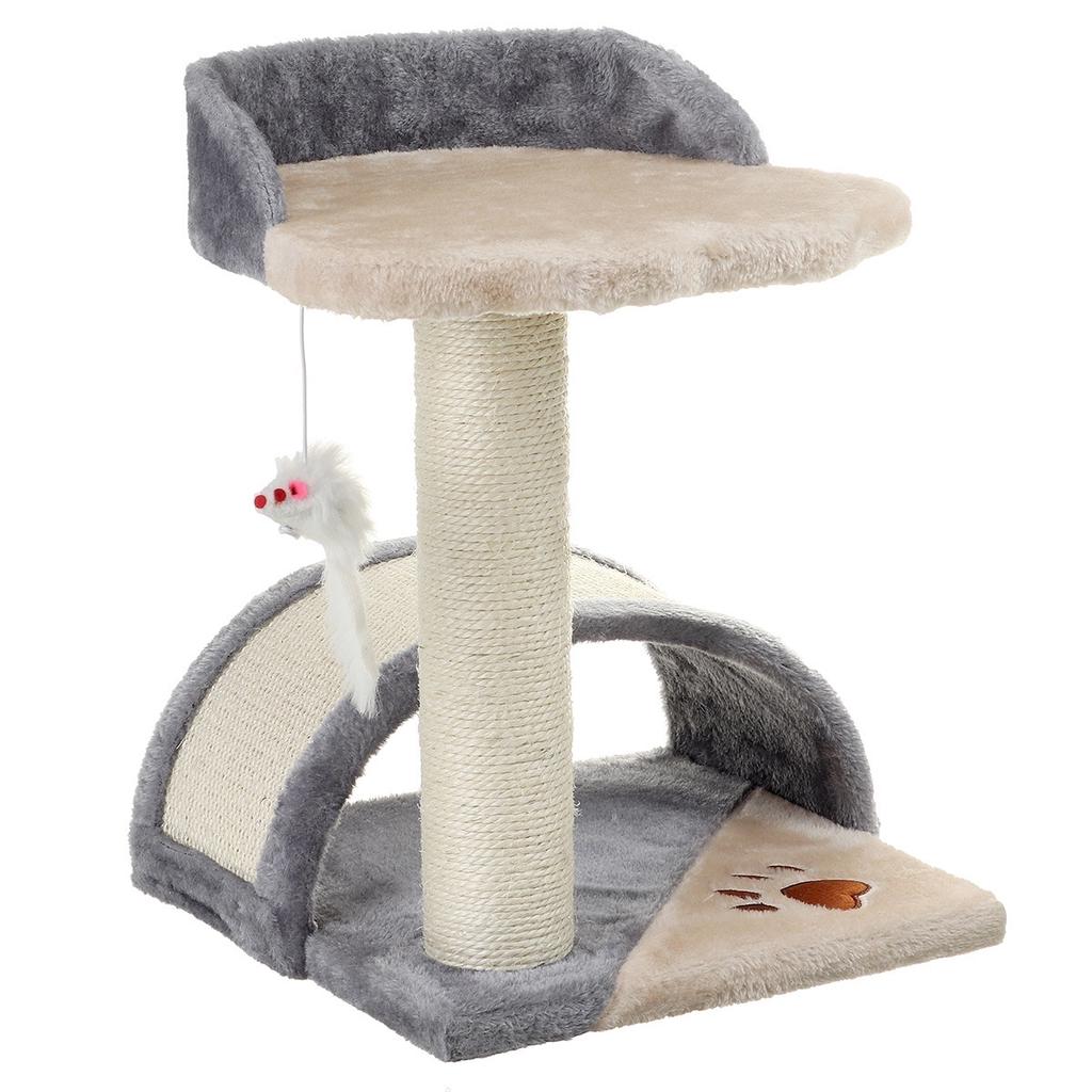 42 см кошачья башня для скалолазания, доска для тренировки царапин, тренировочная рамка с домиком для домашних животных, плюшевый коврик против падения для домашних животных