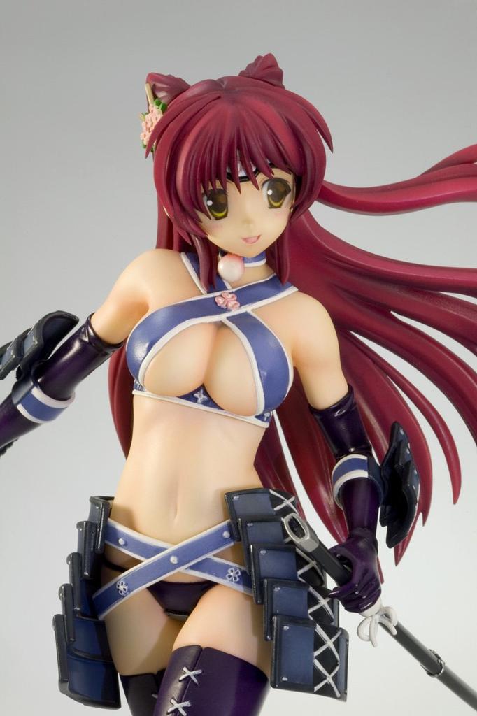 Kotobukiya Aika de Samurai Tamaki готовое изделие, окрашенное в масштабе ПВХ, Ikuno!! 1/8