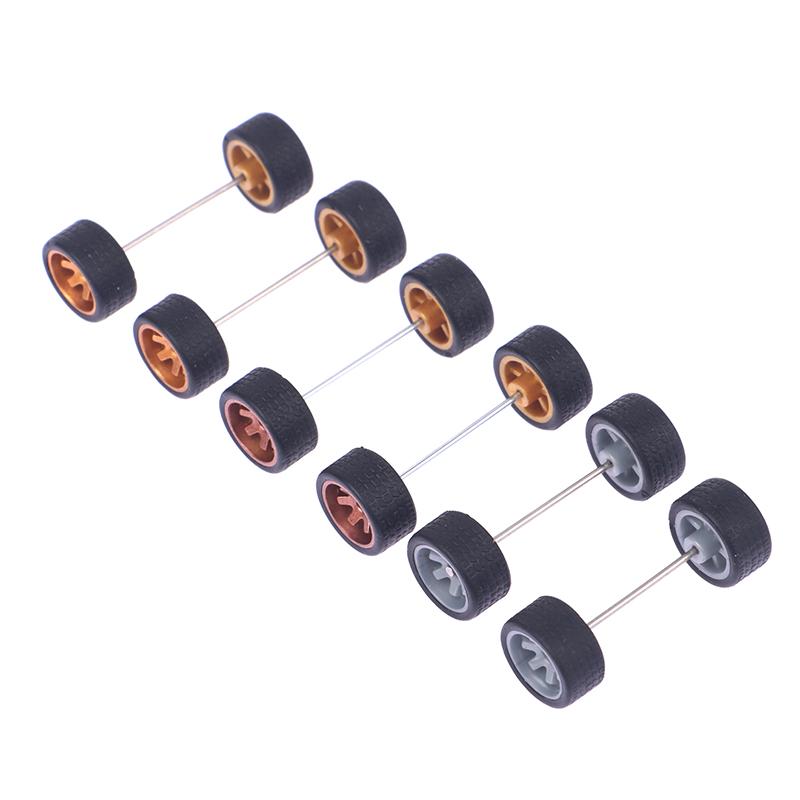 1Комплект 1:64 Колесо автомобиля для колеса Резиновая шина с модифицированной моделью автомобиля