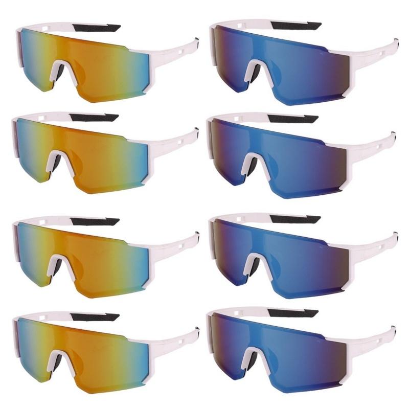 8 шт. Очки для занятий спортом на открытом воздухе, Велосипедные солнцезащитные очки, Альпинистские, Велосипедные солнцезащитные очки с защитой от ультрафиолета
