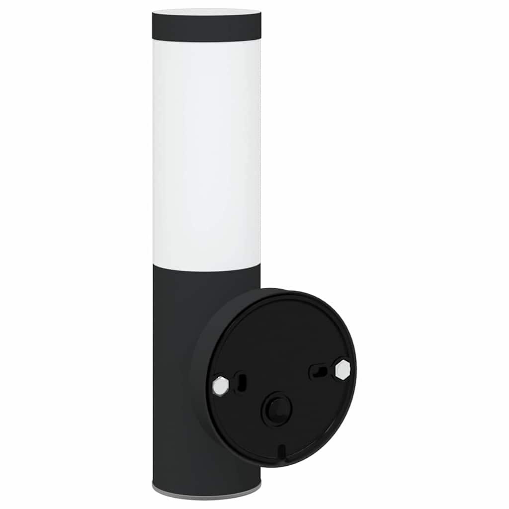 Outdoor Wall Lamp Black 15 x 7.5 x 33 cm Stainless Steel and Plastic