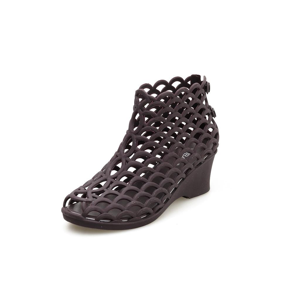 Женские сандалии Удобные туфли-лодочки Женская мода на танкетке Женские туфли с открытым носком Женская обувь Повседневные массивные сандалии Новые