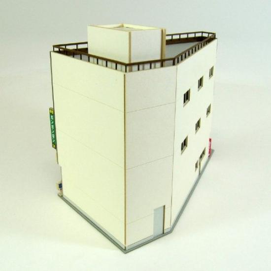 Серия диорам Sankei Nostalgic Acute Angle Building A Paper Craft 1/150