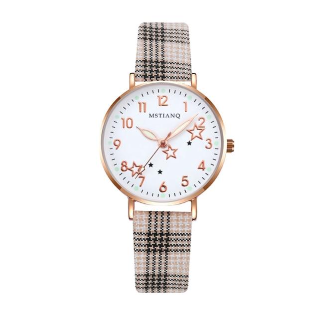 New Watch Women Simple Classic Fashion Small Dial Women's Watches Leather Strap Quartz Clock Wrist Watches Gift