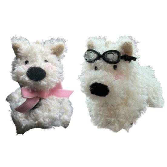 Милый щенок, плюшевая кукла, украшение для салона автомобиля, многофункциональные украшения для стеклоочистителя