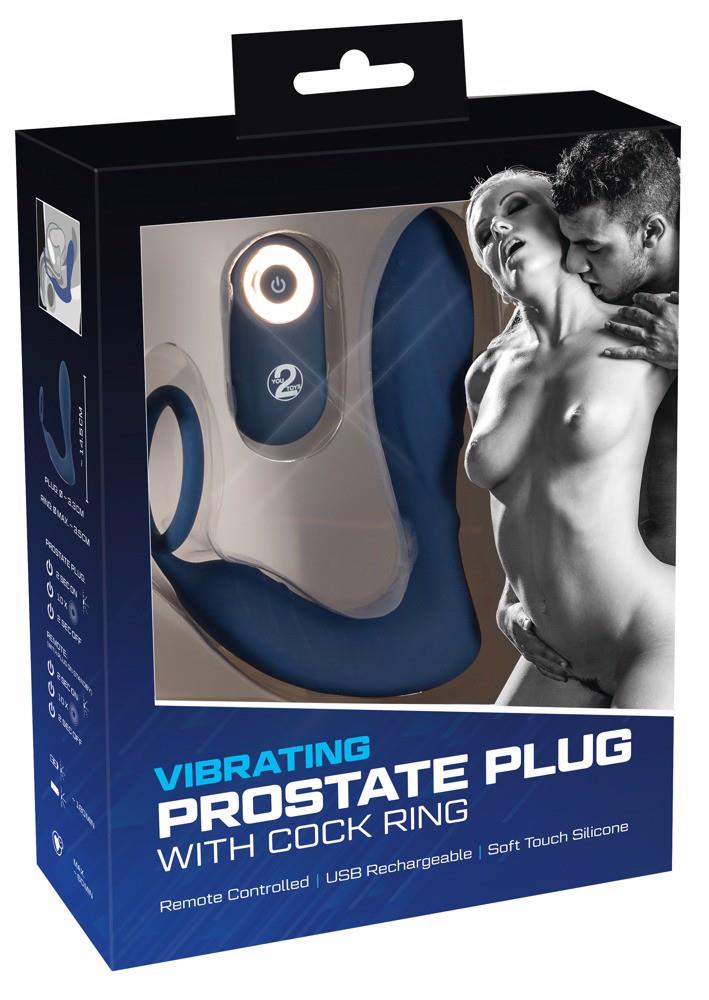 Vibrating Prostate Plug With C