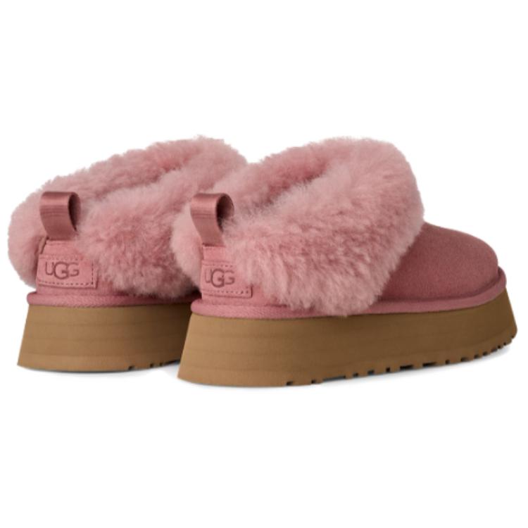 UGG Ботильоны из спилка коровьей кожи Прочные Простые Удобные Для поездок на работу Уличные Повседневные Модные Ботильоны до щиколотки Зимние ботинки Женские ботинки Розовые 1171393-PDW