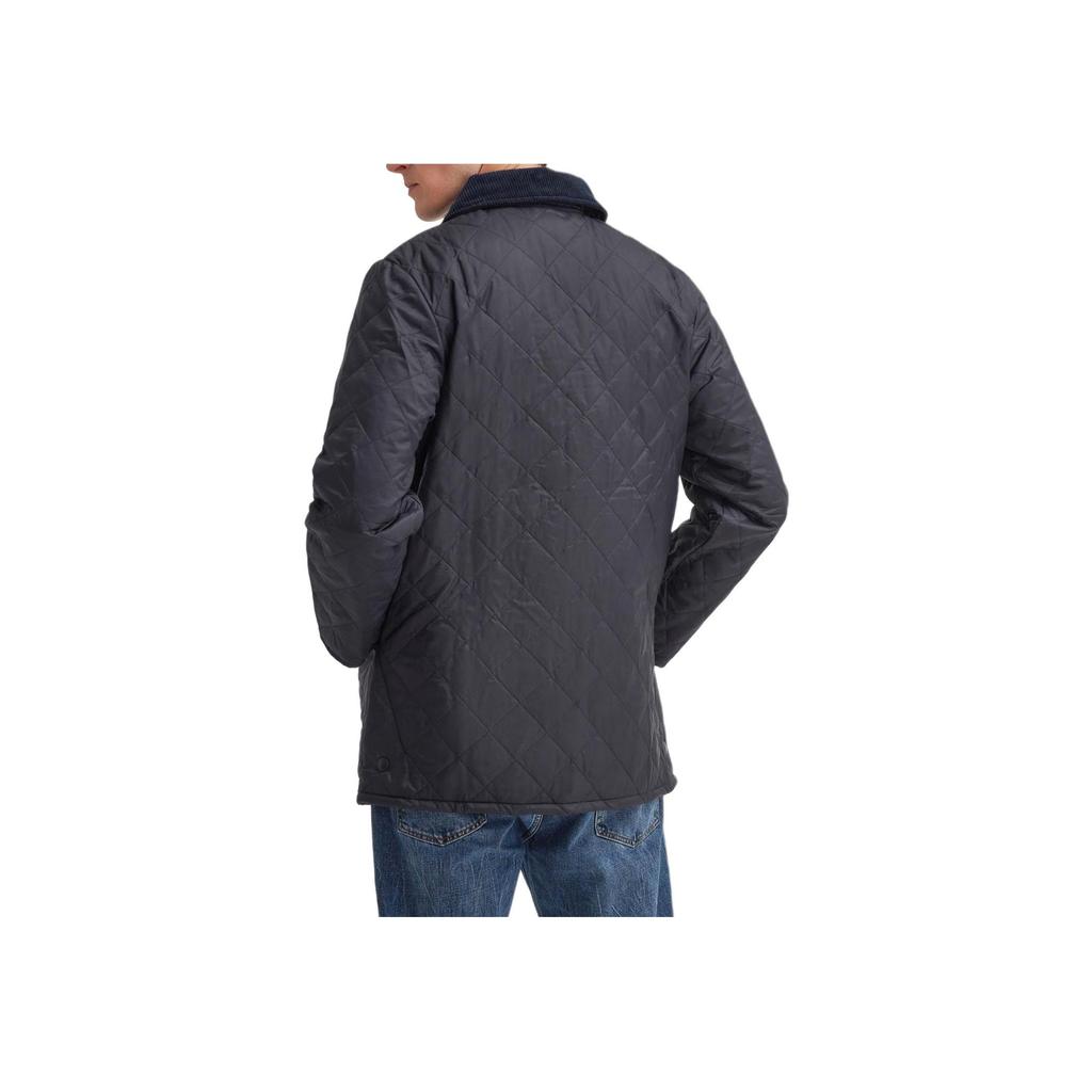 Barbour Однотонная приталенная мужская куртка с длинным рукавом на одной пуговице с отложным воротником Сине-синий MQU0001NY91