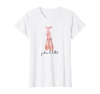 Футболка Ballet Core Girly Core Aesthetic для девочек le Ballet J'adore