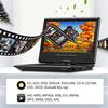 12,5-дюймовый мобильный DVD-плеер Видео высокой четкости Беспроводной Bluetooth-совместимый портативный полноформатный автомобильный CD-плеер