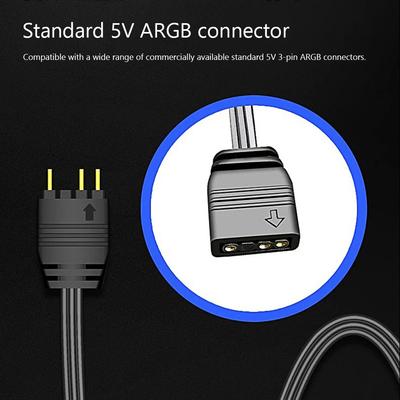 1-10 шт. 5V 3-контактный ARGB-контроллер 5V 3-контактный к интерфейсу SATA удлинительный кабель Кабель синхронизации RGB для светодиодной ленты ARGB, вентилятора корпуса