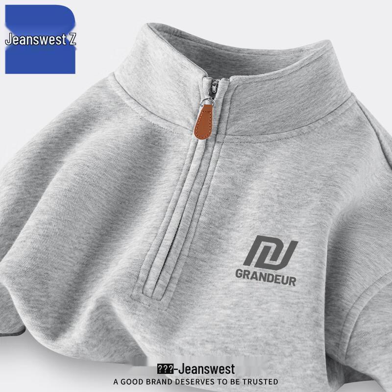 Мужская толстовка с молнией до середины и воротником-стойкой Jeanswest T1012