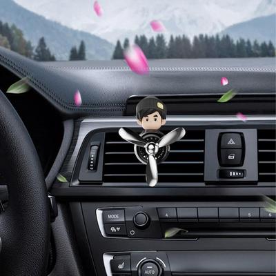 Автомобильный воздухозаборник для ароматерапии, милый кукольный дефлектор, ароматерапевтический дефлектор для автомобиля, дефлектор с длительным ароматом, натуральный освежитель воздуха
