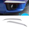 Для Honda Fit Jazz 2014 2015 2016 2017 Автомобильный Кузов Головной Передний Противотуманный Свет Бровь/Накладка Рамка Фонаря Накладка ABS Хром Крышка Накладка на Капот