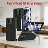Магнитный шарнир Обычный кожаный чехол для Google Pixel 10 9 Pro Fold Внешний экран Стекло Подставка Бронированный чехол для Pixel 10 Pro Fold Чехол