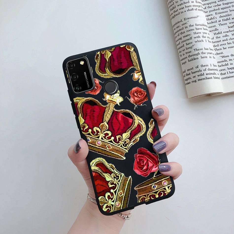 Для Huawei Honor 9A Чехол 2020 Силиконовая Крышка Мягкий Бампер Чехол Для Huawei Honor 9A Чехлы для Телефона MOA-LX9N Honor9A Сердце Любви Funda