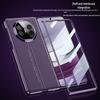 Official Electroplated Leather Texture Protective Cover for Huawei MateX5 - Anti-fall, Folding Screen Compatible