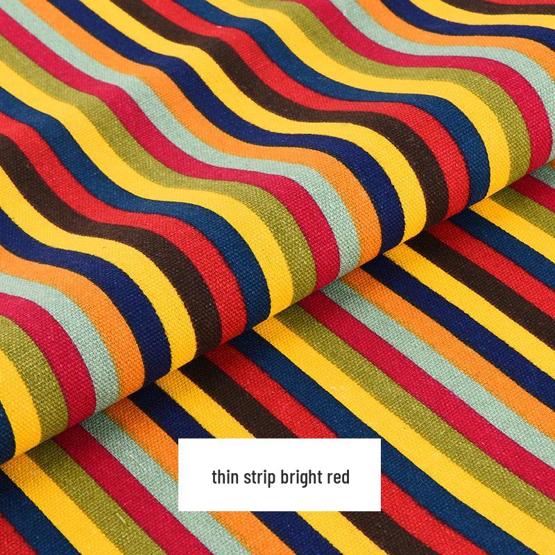 Холщовая хлопковая ткань с цветочным рисунком для дивана, скатерти, полосатых штор, подушек и остатков на распродаже