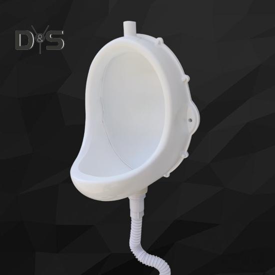 Настенный мужской писсуар со шлангом, брызгозащищенный. Простая установка. Многоразовый писсуар для временной строительной площадки. Безводный писсуар.