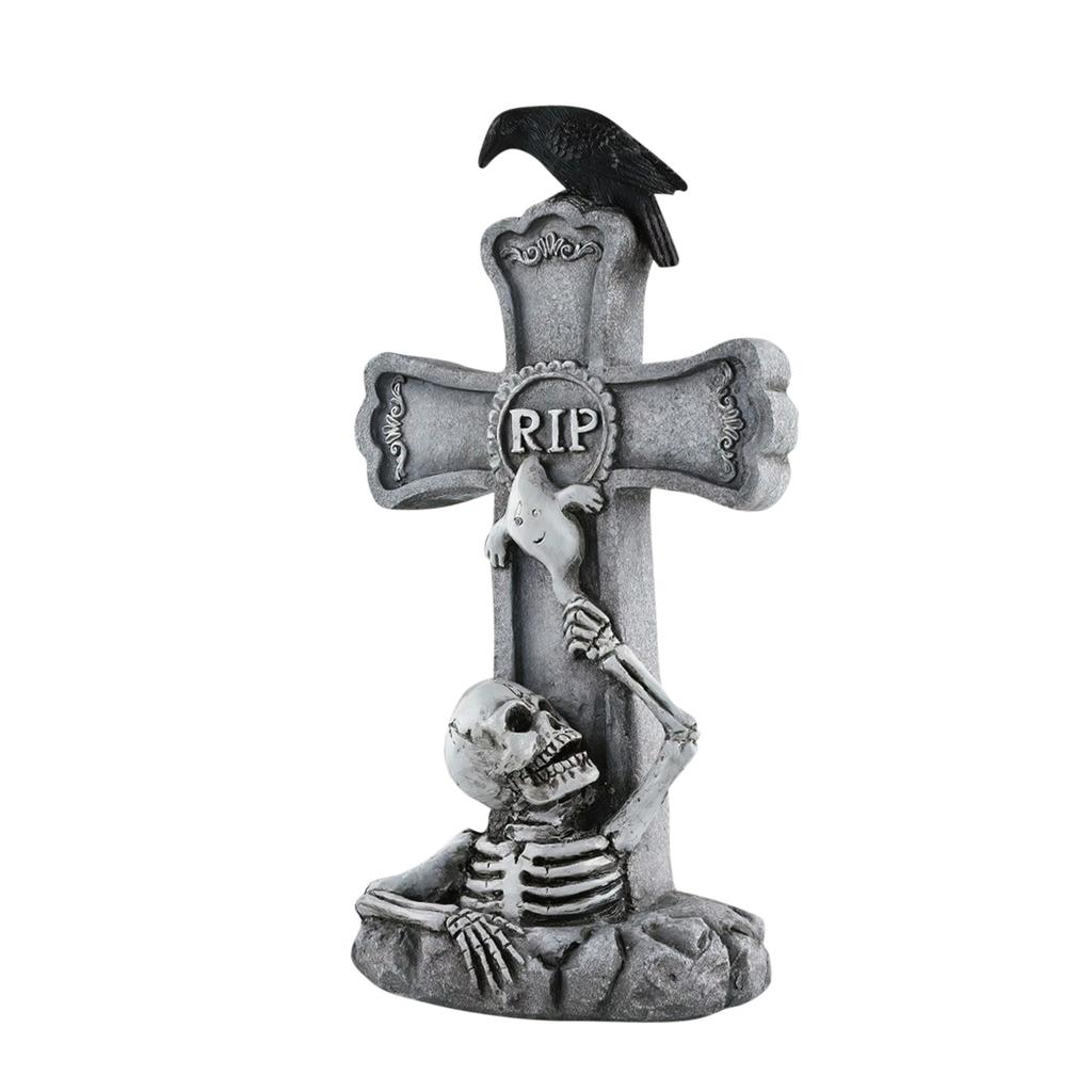 Horror  Tombstone Ornament Ornament Tombstone Courtyard  Outdoor  Garden Decoration
