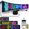 Светодиодная матричная пиксельная панель USB 5V Гибкая RGB-узор Граффити Анимация бегущей строки Дисплей Автомобильный Магазин Bluetooth-приложение