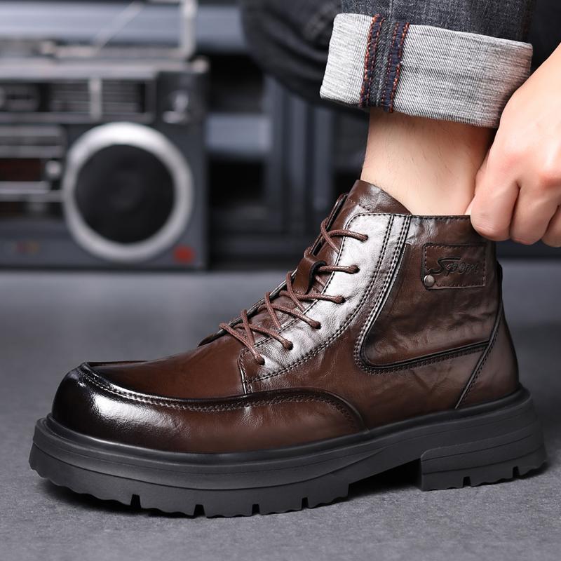 Mens Leather Shoes Luxury Crocodile Pattern Men Business Dress Shoes Casual Social Shoe Male Wedding Footwear