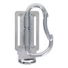 Sankyo Corporation DBLTACT Adjustable Carabiner Tool Holder (Curved Gate), Steel, Silver, DT-THM-811