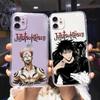 Чехол для телефона с изображением аниме RUICHI Jujutsu Kaisen для iPhone 11 12 Mini 13 Pro XS Max X 8 7 6s Plus 5 SE XR